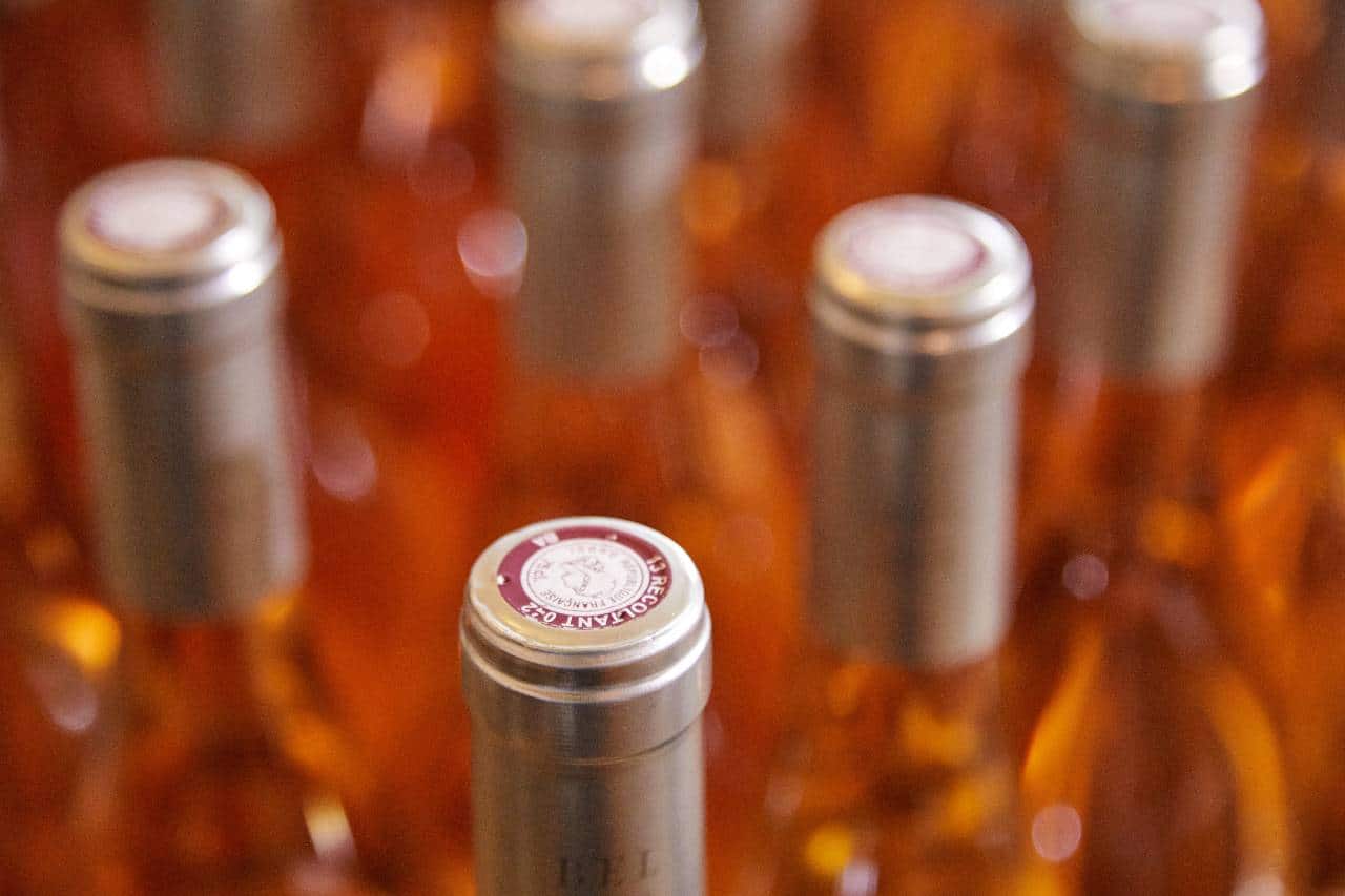 La coiffe du vin Rosé du Domaine Bel-Air